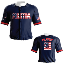 Solid Color Baseball Full Button Jersey