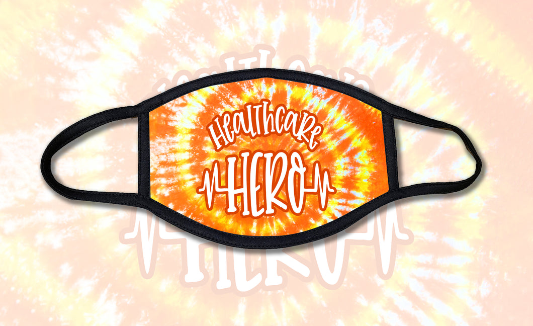 Healthcare Hero - Orange Face Mask
