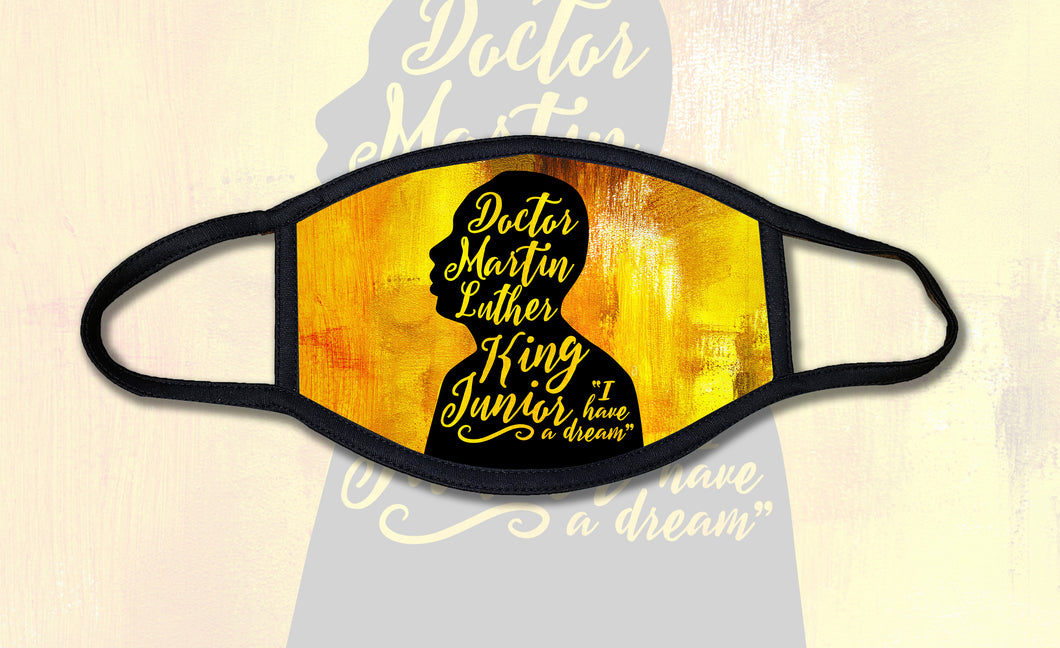 Martin Luther King Jr. Silhouette Face Mask