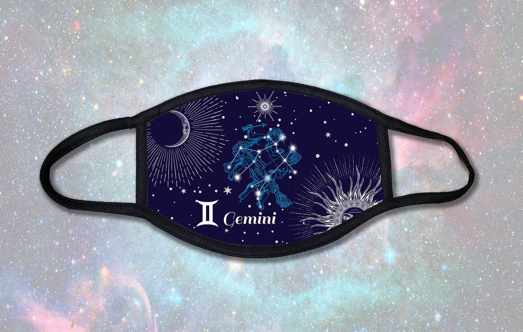 Gemini Zodiac Face Mask