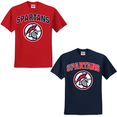 Spartans Baseball Cotton T-Shirt