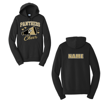 POINT BORO PANTHERS CHEER HOODIE COTTON