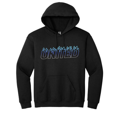 Brick United Black Out Cotton Hoodie