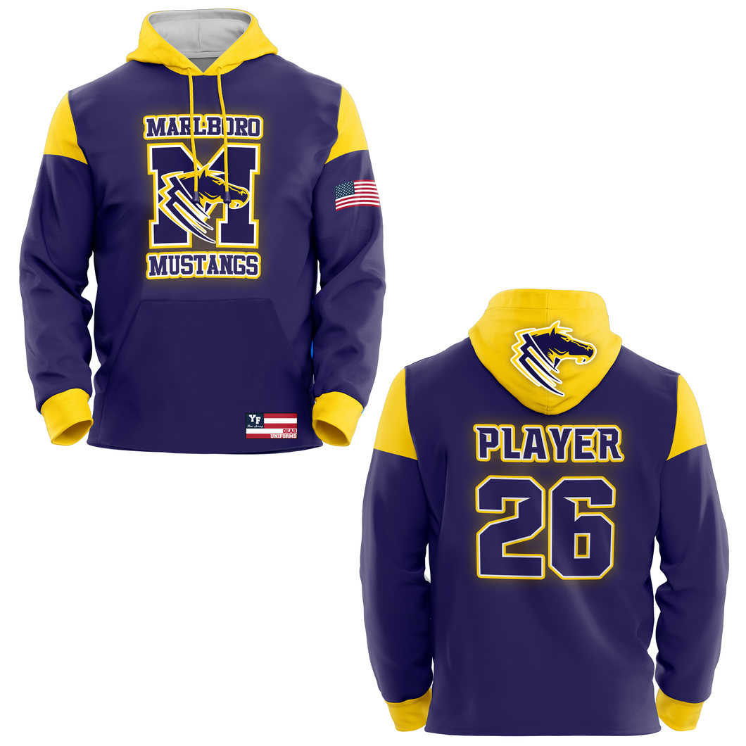 Marlboro Mustangs Game Day Hoodie (BLUE)