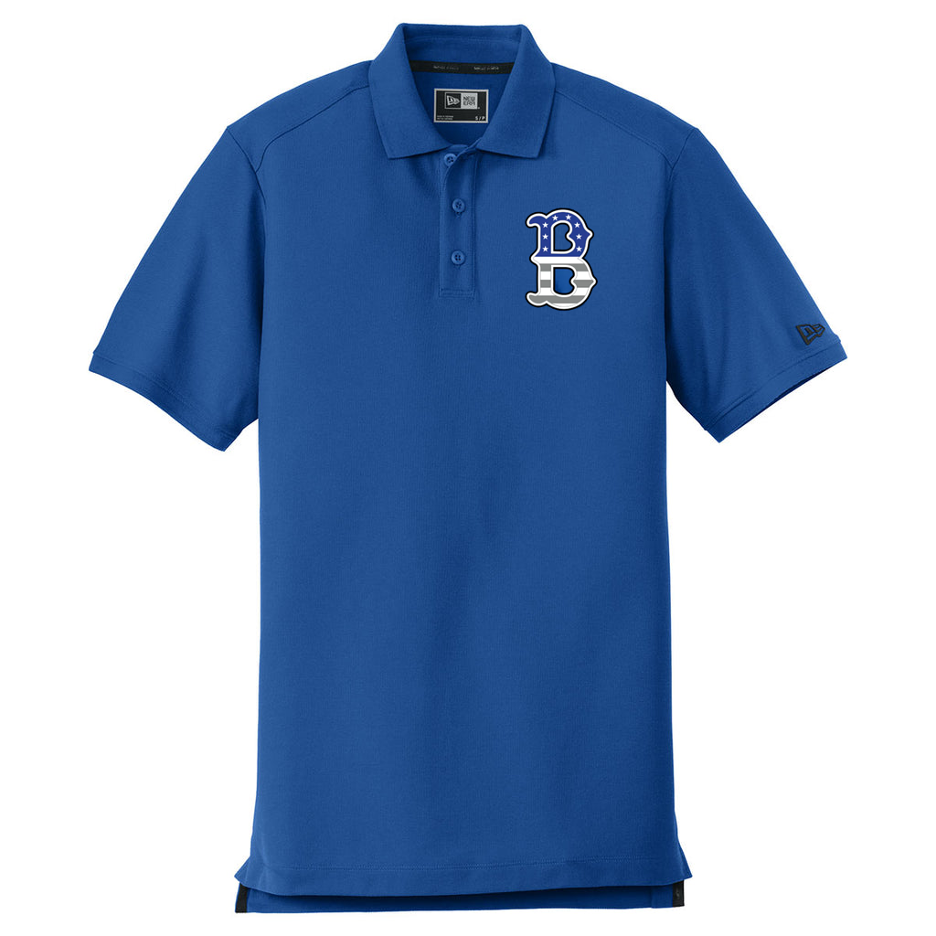 Brick Little League New Era Polo with Embroidered Logo