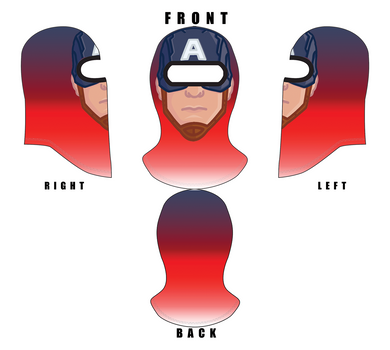 Captain America Game Day Sports Mask
