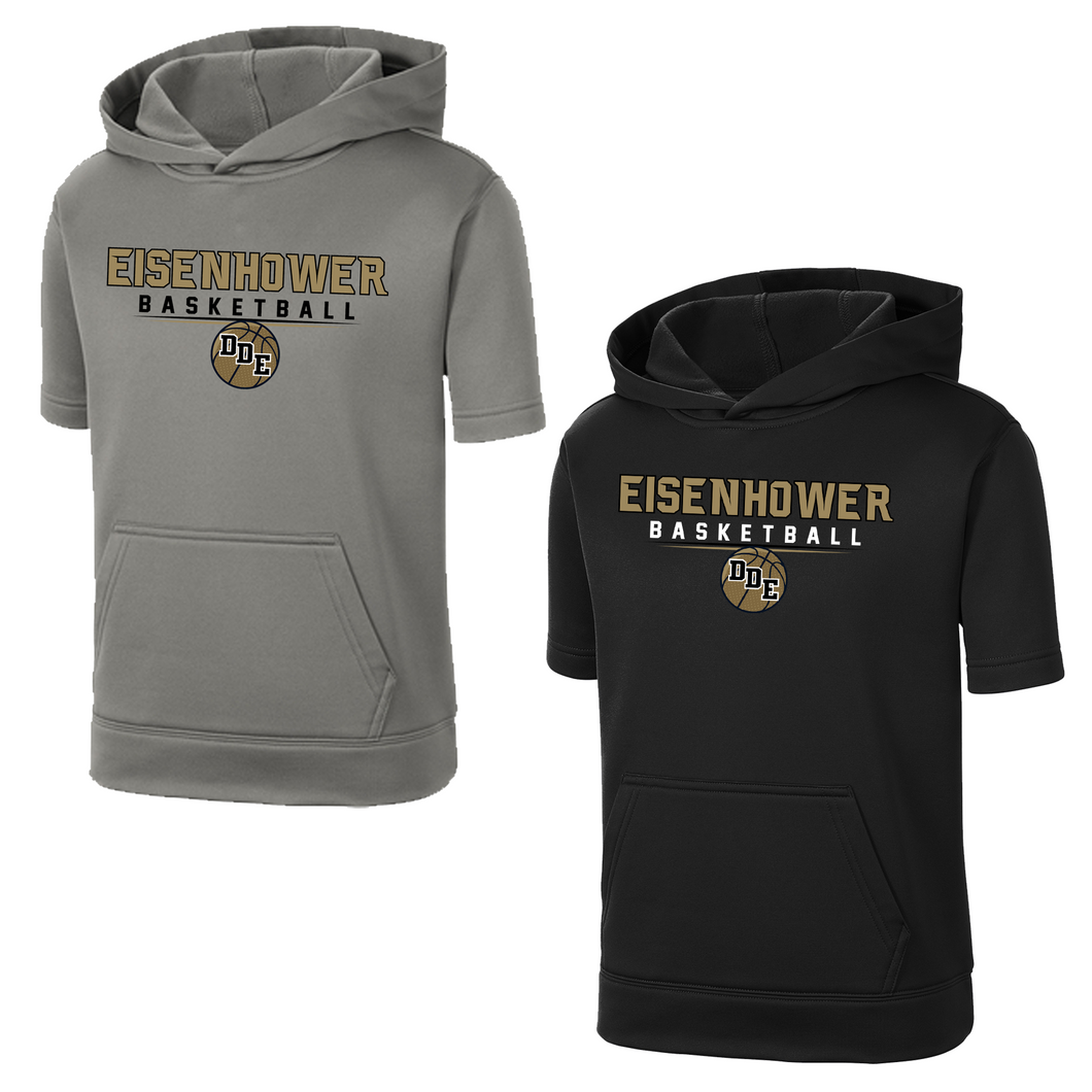 Eisenhower Basketball Short Sleeve Hooded Pullover