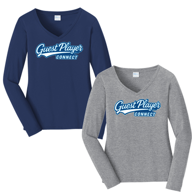 GPC Ladies Long Sleeve V-Neck Shirt