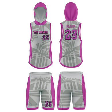 Geometric Pattern Uniform Jersey & Shorts Set