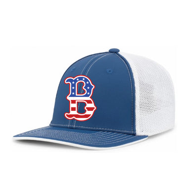 Brick Little League Embroidered Flag Logo Team Hat