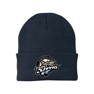 Landsharks Embroidered Beanie (Navy)