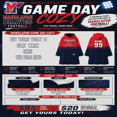 Manalapan Braves  Game Day Cozy 2026
