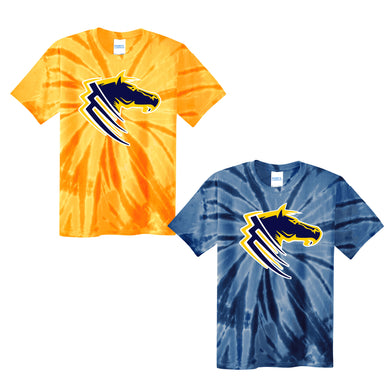 Marlboro Mustangs Adult & Youth Tie Dye Logo T - Shirt