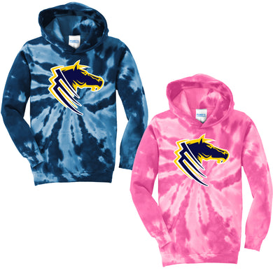 Marlboro Mustangs Adult & Youth Tie Dye Logo Hoodie