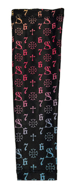 Multicolored 67 Black Arm Sleeve