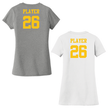 Rams Football Ladies Short Sleeve V-Neck Shirt
