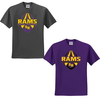 Rams Football Cotton T-Shirt