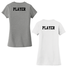 Rams Cheer Ladies Short Sleeve V-Neck Shirt