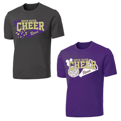 Rams Cheer Dri Fit Tri Blend Shirt