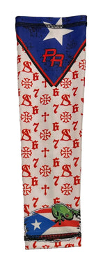 Red 67 White Puerto Rico Arm Sleeve