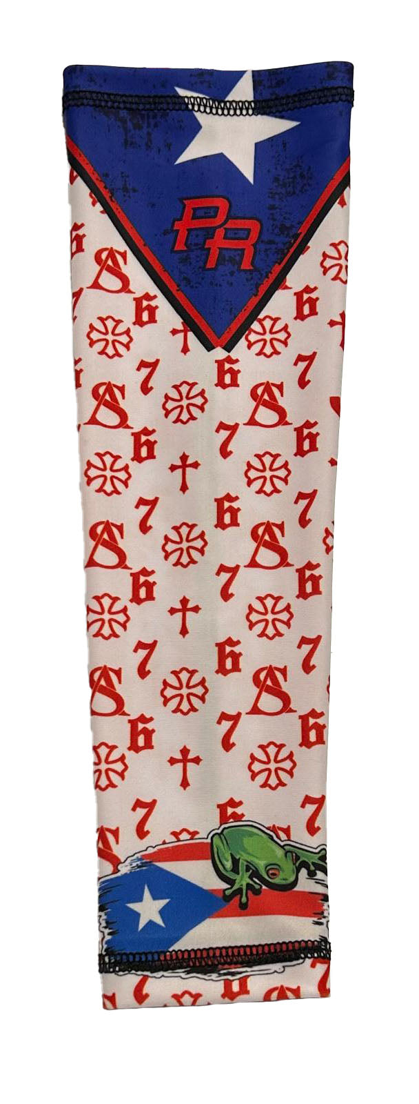 Red 67 White Puerto Rico Arm Sleeve