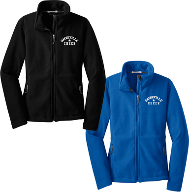 Sayreville Cheer Ladies Fleece Jacket with Embroidered Logo