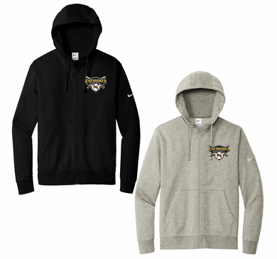 Eisenhower Baseball Embroidered Nike Full-Zip Hoodie