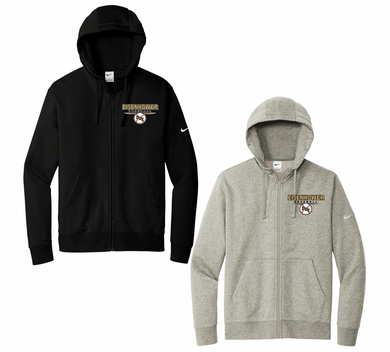 Eisenhower Embroidered Nike Full-Zip Hoodie