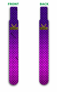 Black and Purple Superior Flag