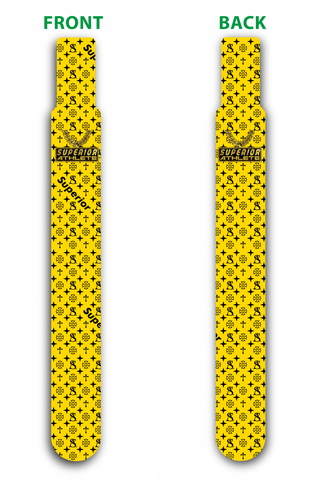 Black and Yellow Superior Flag