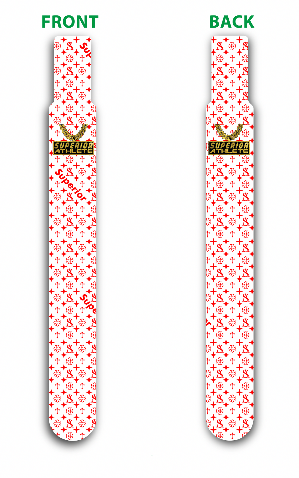 Red and White Superior Flag