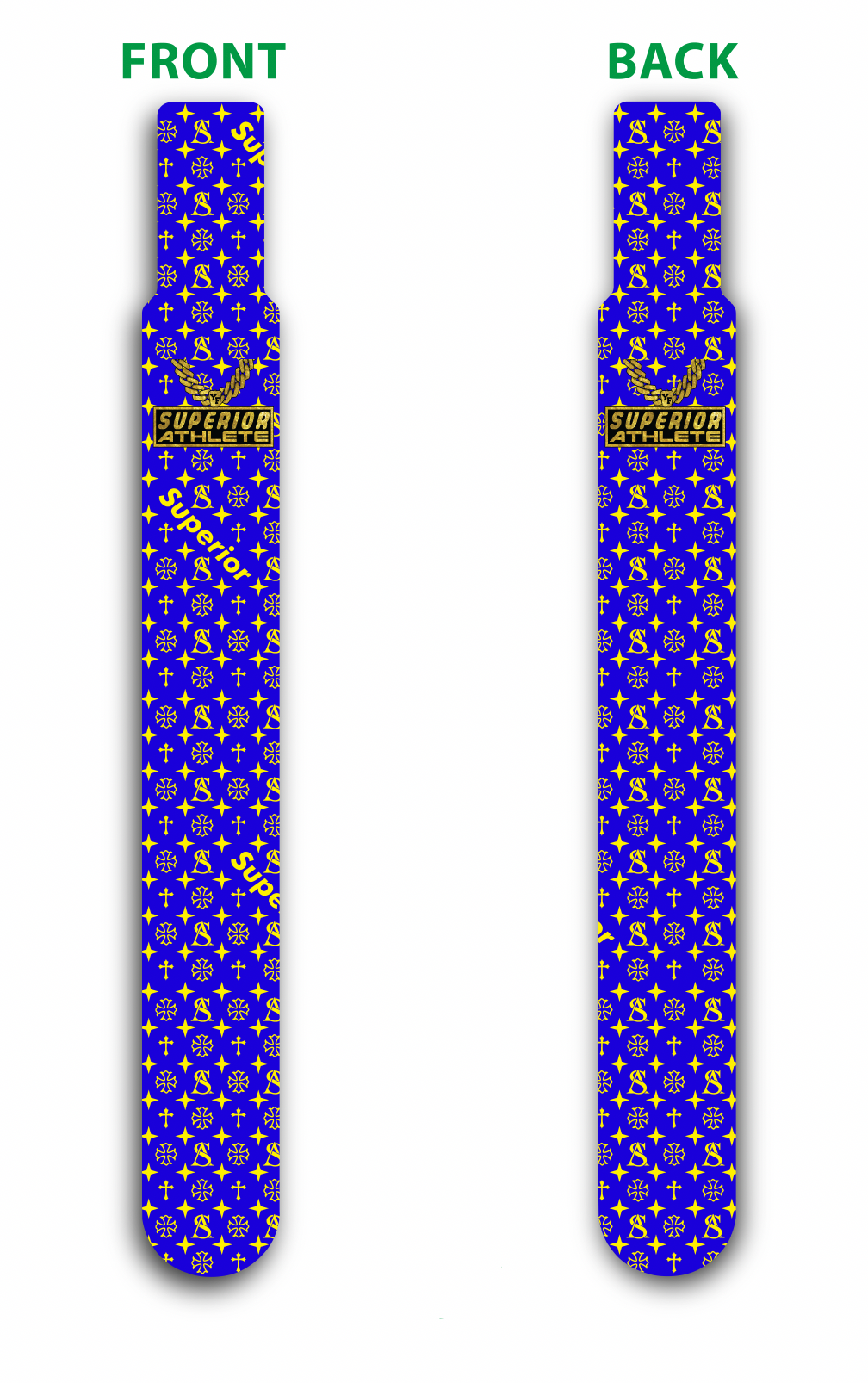 Yellow and Blue Superior Flag