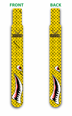 Black and Yellow Superior Shark Flag