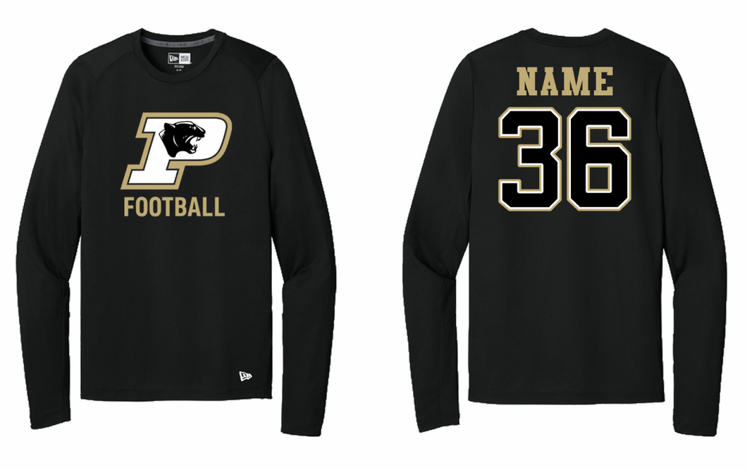 PANTHERS FOOTBALL NEW ERA LONG SLEEVE PERFORMANCE CREW TEE