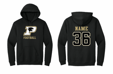 PANTHERS FOOTBALL COTTON HOODIE