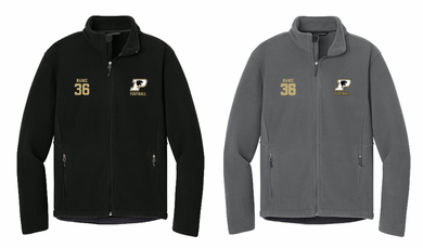 PANTHERS FOOTBALL FLEECE JACKET WITH EMBROIDERY