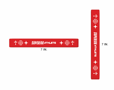 SUPERIOR ATHLETE Red Wristband