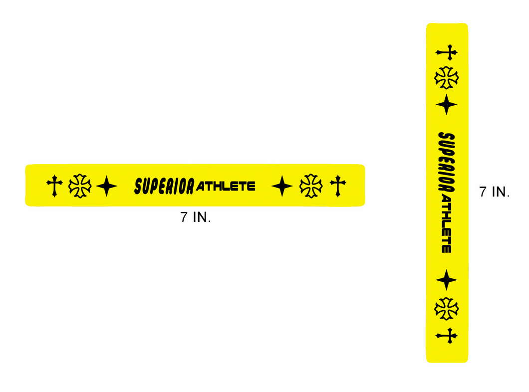 SUPERIOR ATHLETE Yellow Wristband