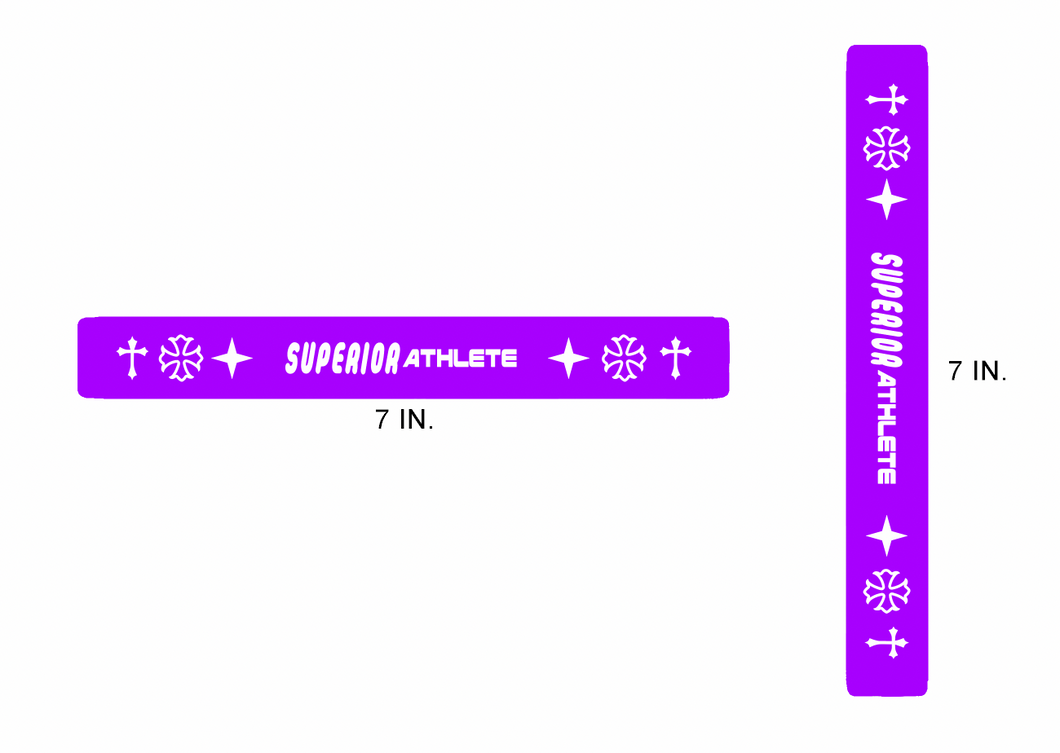 SUPERIOR ATHLETE Purple Wristband