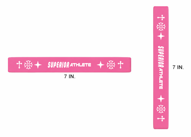 SUPERIOR ATHLETE Pink Wristband