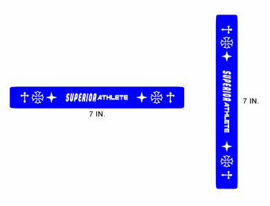 SUPERIOR ATHLETE Blue Wristband