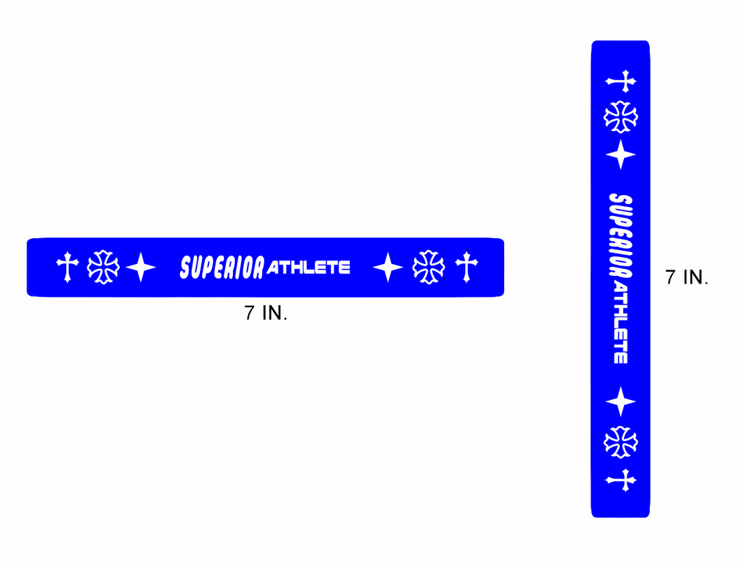 SUPERIOR ATHLETE Blue Wristband