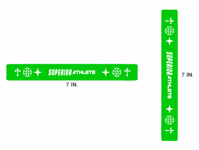 SUPERIOR ATHLETE Green Wristband