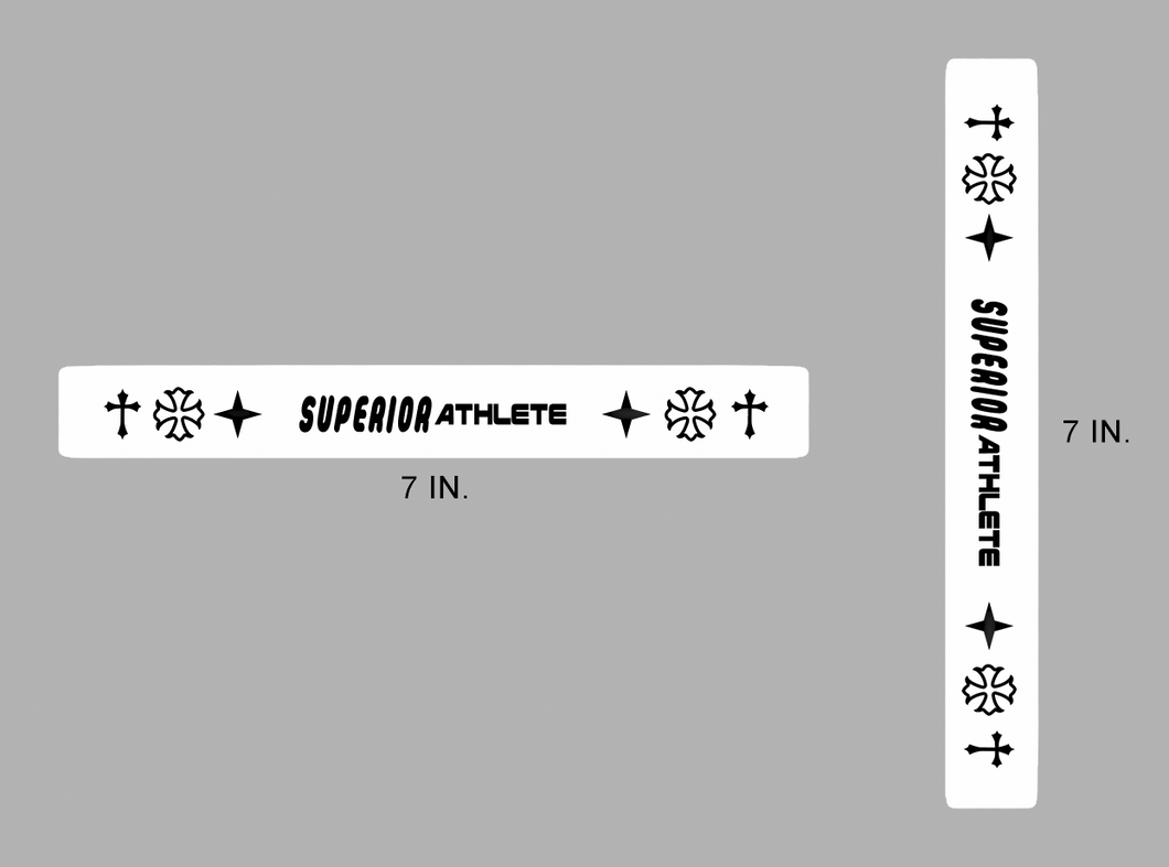 SUPERIOR ATHLETE White Wristband