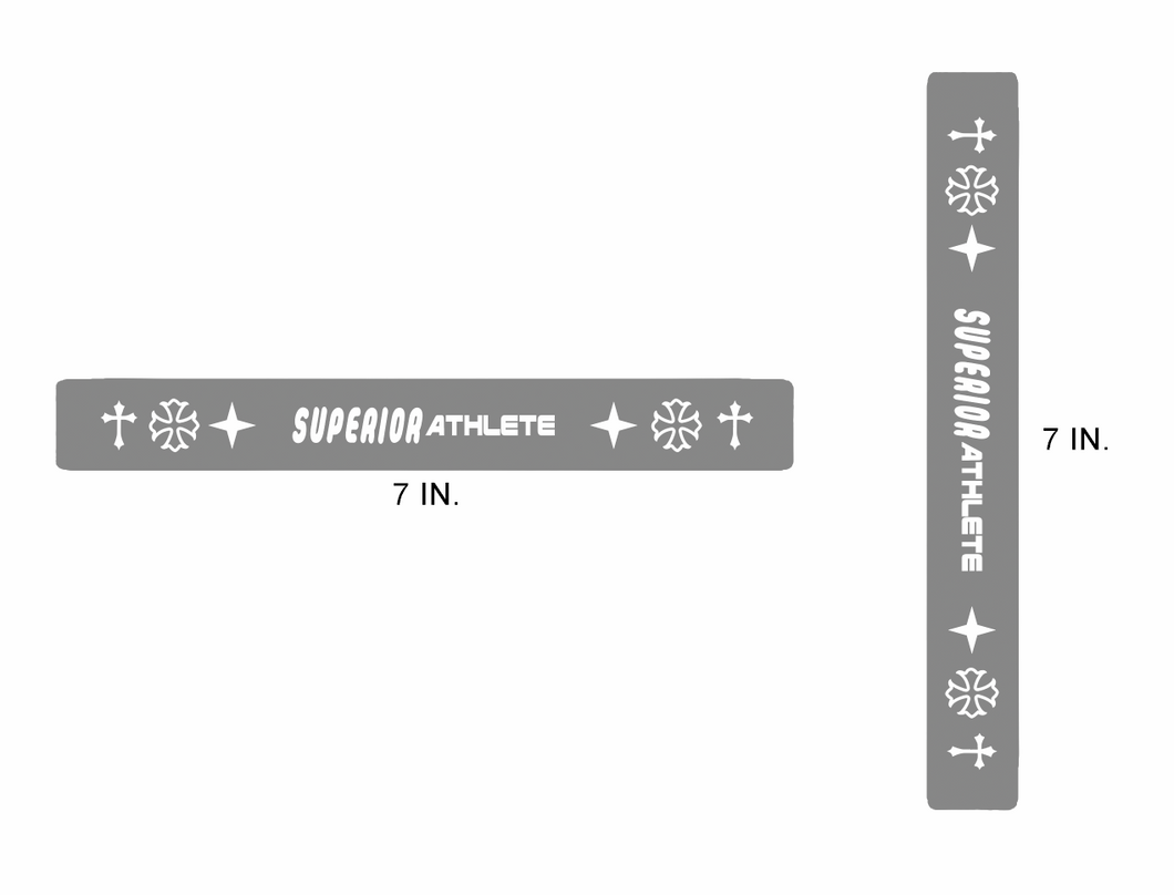 SUPERIOR ATHLETE Gray Wristband