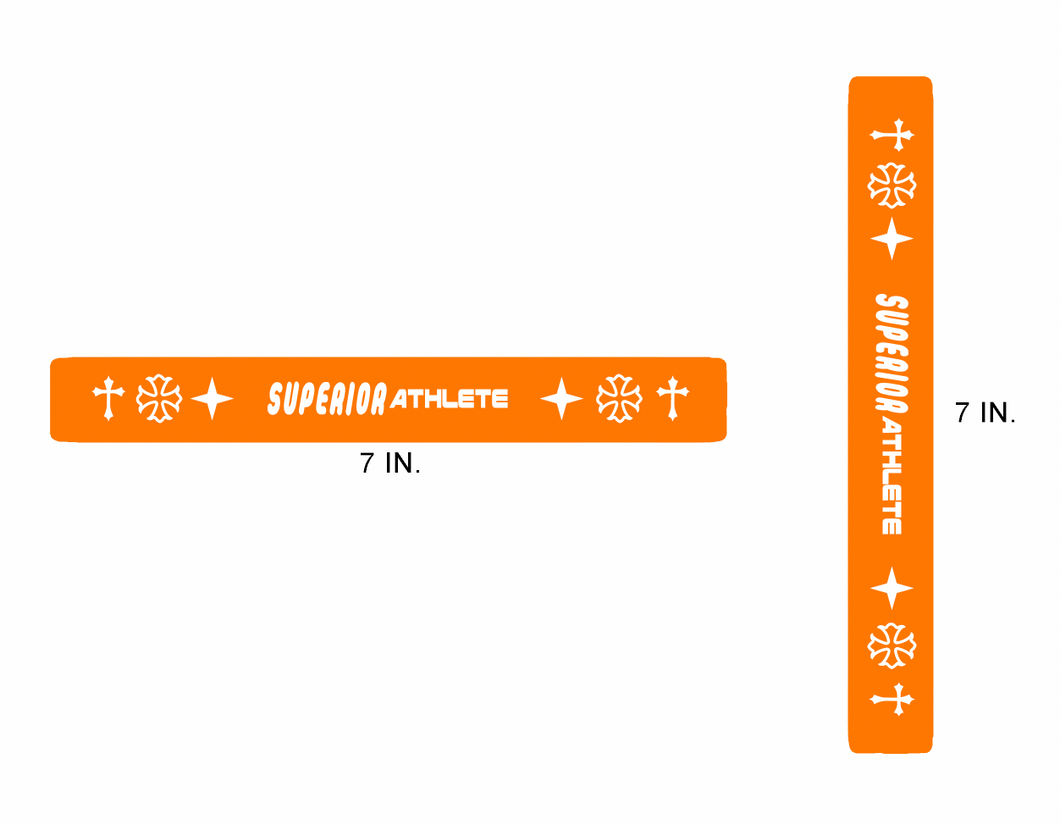 SUPERIOR ATHLETE Orange Wristband