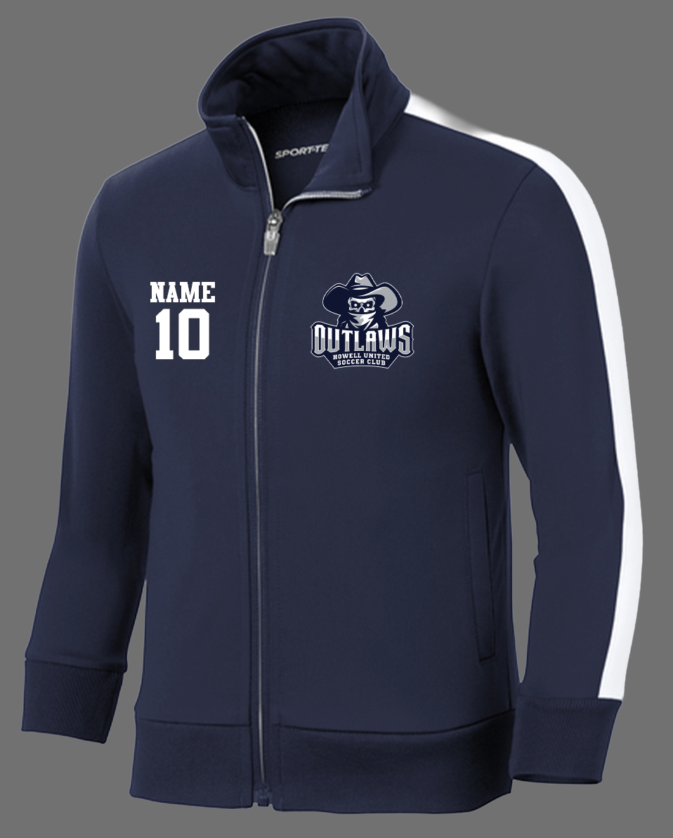 OUTLAWS HOWELL UNITED SOCCER CLUB GAME DAY WARM UP JACKET