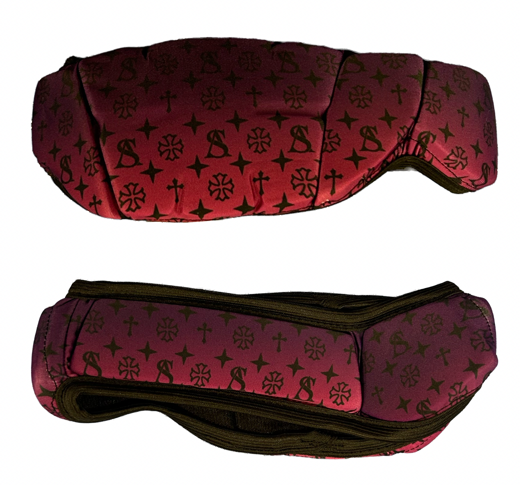SUPERIOR ATHLETE Purple to Pink with Black Headband