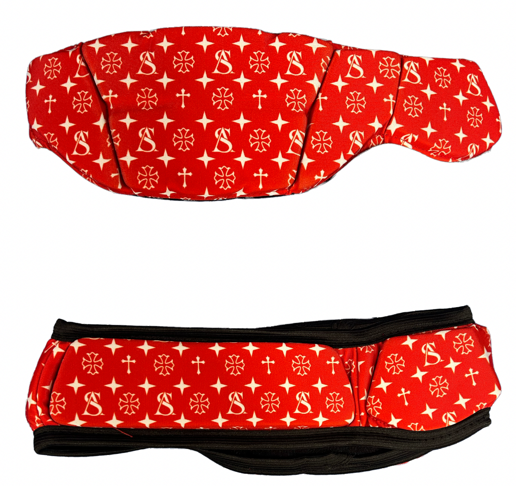 SUPERIOR ATHLETE Red with White Headband