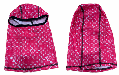 SUPERIOR ATHLETE Pink with White Ski Mask